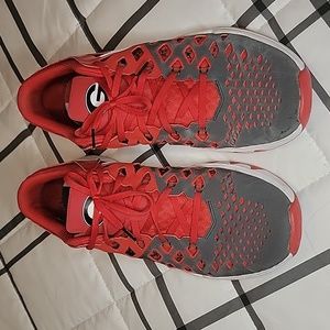 Nike Running Shoe Black Red Georgia Bulldogs Train Speed 4 AMP Mens Size 12
